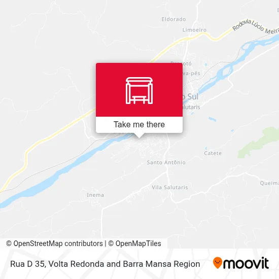 Rua D 35 map
