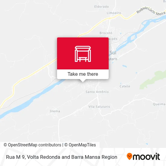 Rua M 9 map