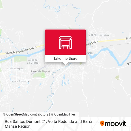 Rua Santos Dumont 21 map