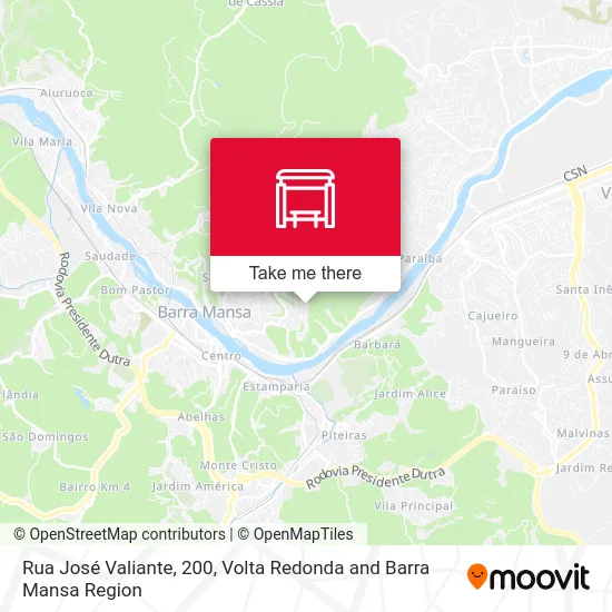 Rua José Valiante, 200 map