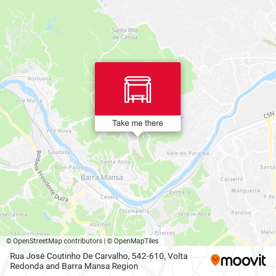 Rua José Coutinho De Carvalho, 542-610 map