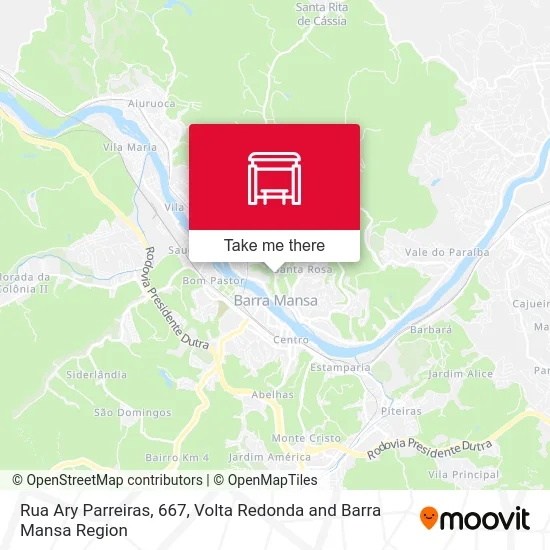 Rua Ary Parreiras, 667 map