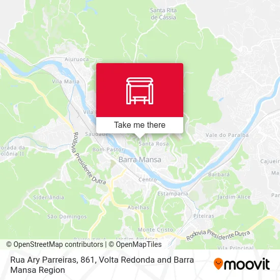 Rua Ary Parreiras, 861 map