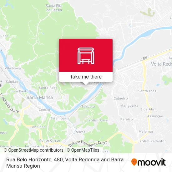 Rua Belo Horizonte, 480 map