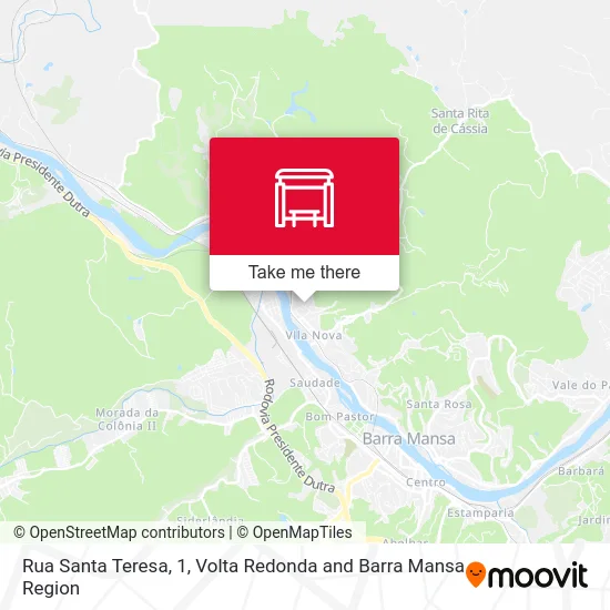 Rua Santa Teresa, 1 map