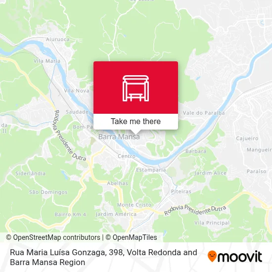 Rua Maria Luísa Gonzaga, 398 map