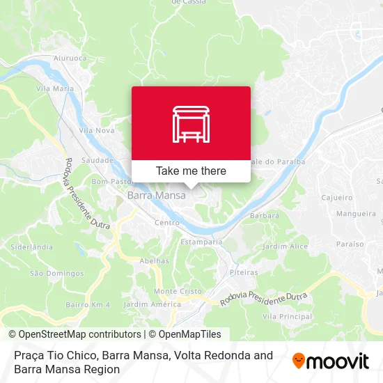 Praça Tio Chico, Barra Mansa map
