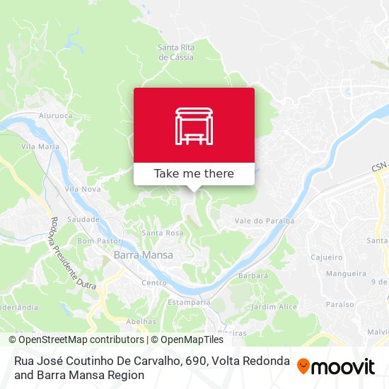 Mapa Rua José Coutinho De Carvalho, 690