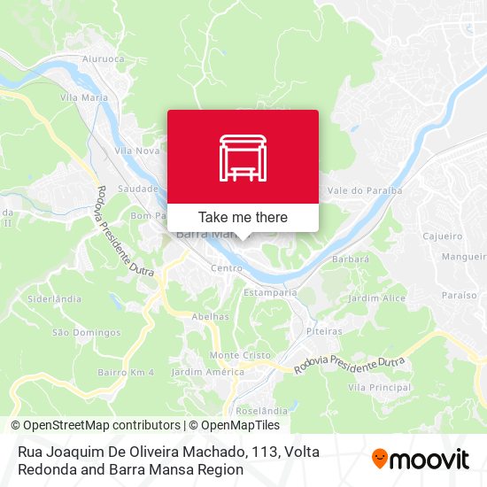Rua Joaquim De Oliveira Machado, 113 map