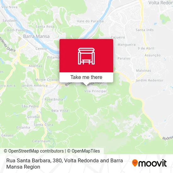 Rua Santa Barbara, 380 map