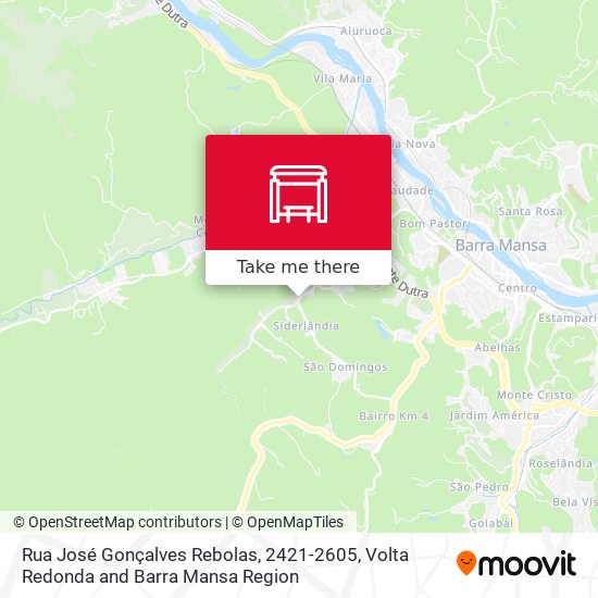 Rua José Gonçalves Rebolas, 2421-2605 map