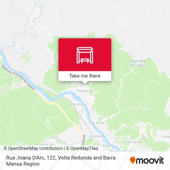 Rua Joana D'Arc, 122 map