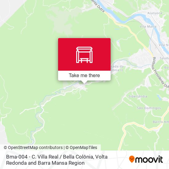 Bma-004 - C. Villa Real / Bella Colônia map