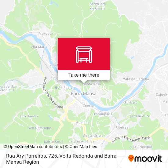 Rua Ary Parreiras, 725 map