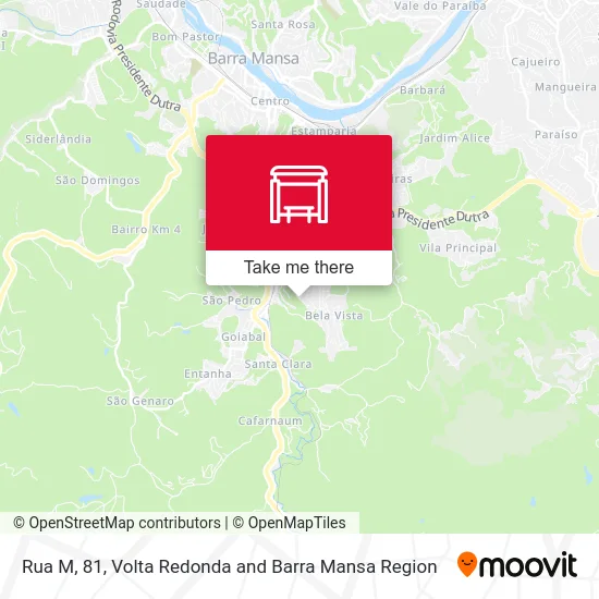 Rua M, 81 map