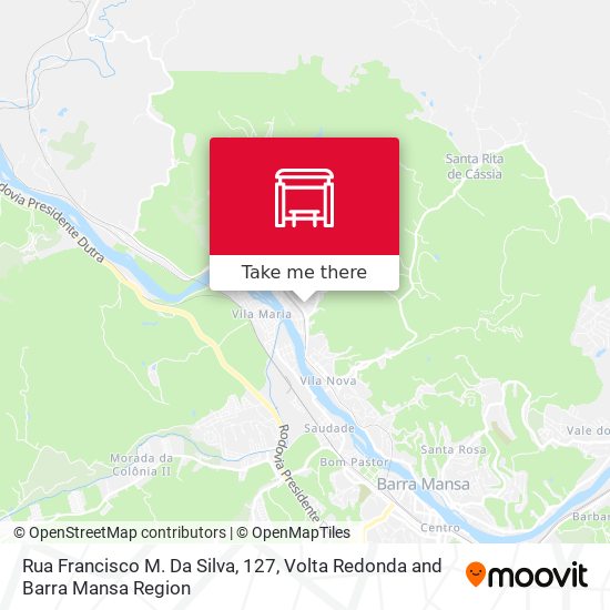 Mapa Rua Francisco M. Da Silva, 127