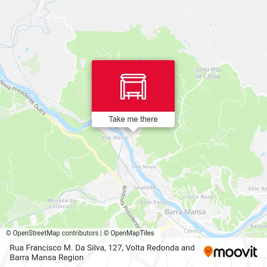 Rua Francisco M. Da Silva, 127 map
