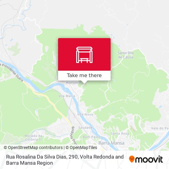 Rua Rosalina Da Silva Dias, 290 map