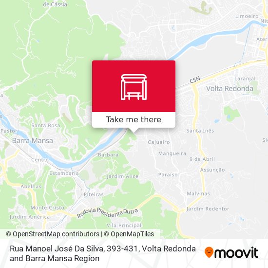 Rua Manoel José Da Silva, 393-431 map