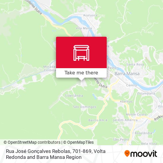 Rua José Gonçalves Rebolas, 701-869 map