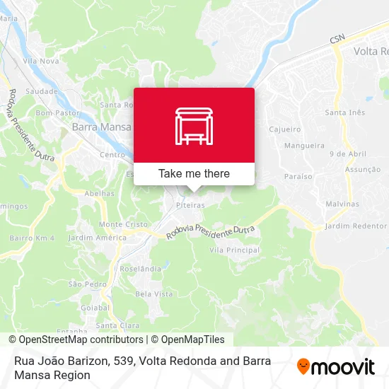 Rua João Barizon, 539 map