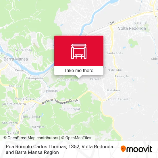 Rua Rômulo Carlos Thomas, 1352 map