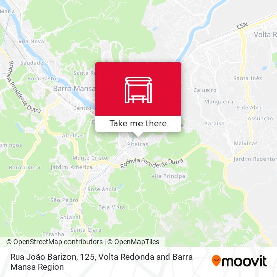 Rua João Barizon, 125 map
