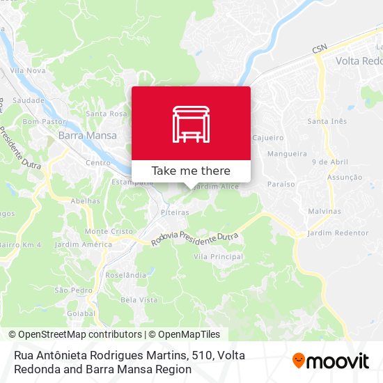 Rua Antônieta Rodrigues Martins, 510 map
