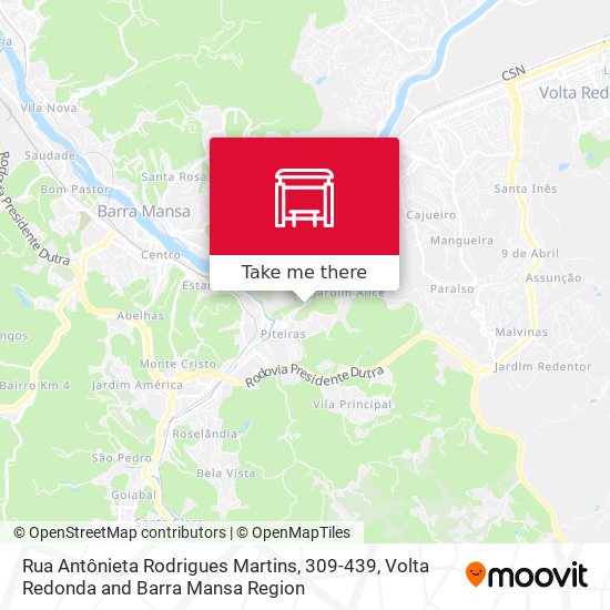 Rua Antônieta Rodrigues Martins, 309-439 map