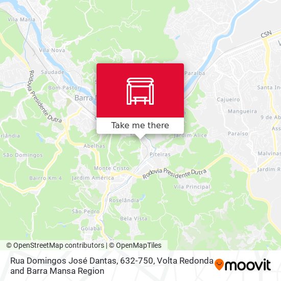 Rua Domingos José Dantas, 632-750 map