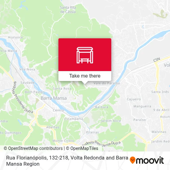 Rua Florianópolis, 132-218 map