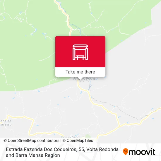 Estrada Fazenda Dos Coqueiros, 55 map