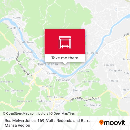 Mapa Rua Melvin Jones, 169