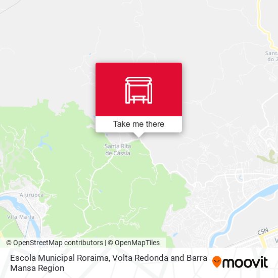 Mapa Escola Municipal Roraima