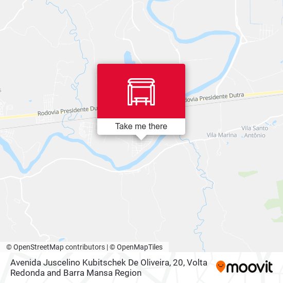 Avenida Juscelino Kubitschek De Oliveira, 20 map