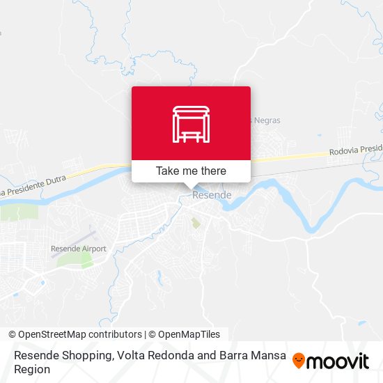 Resende Shopping map