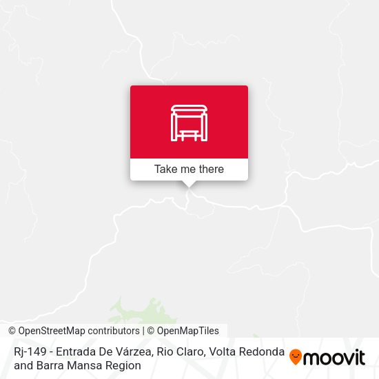 Rj-149 - Entrada De Várzea, Rio Claro map