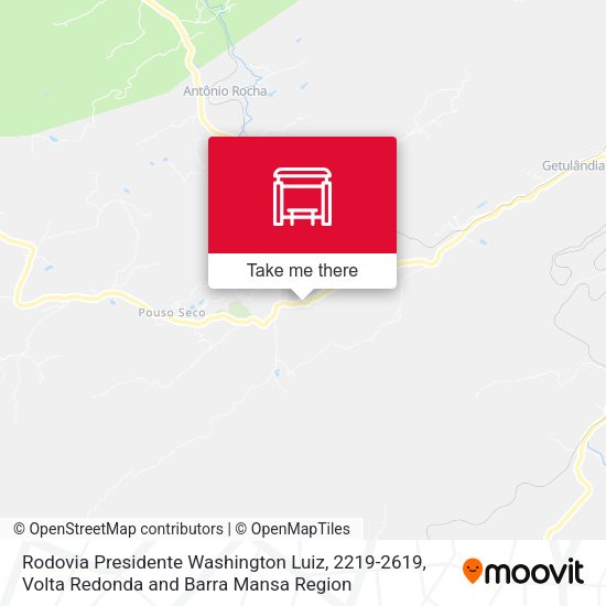 Rodovia Presidente Washington Luiz, 2219-2619 map