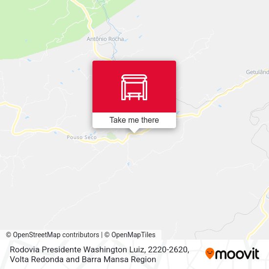 Rodovia Presidente Washington Luiz, 2220-2620 map
