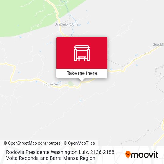 Rodovia Presidente Washington Luiz, 2136-2188 map