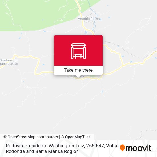 Rodovia Presidente Washington Luiz, 265-647 map