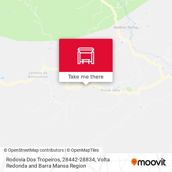 Rodovia Dos Tropeiros, 28442-28834 map