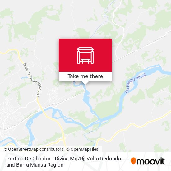 Pórtico De Chiador - Divisa Mg / Rj map