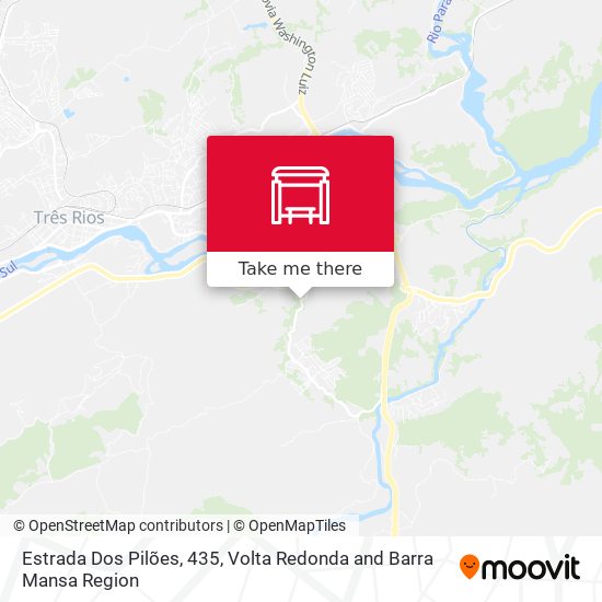 Estrada Dos Pilões, 435 map