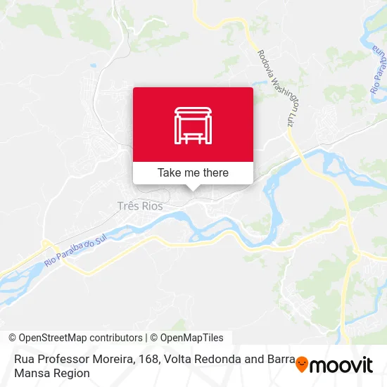 Rua Professor Moreira, 168 map