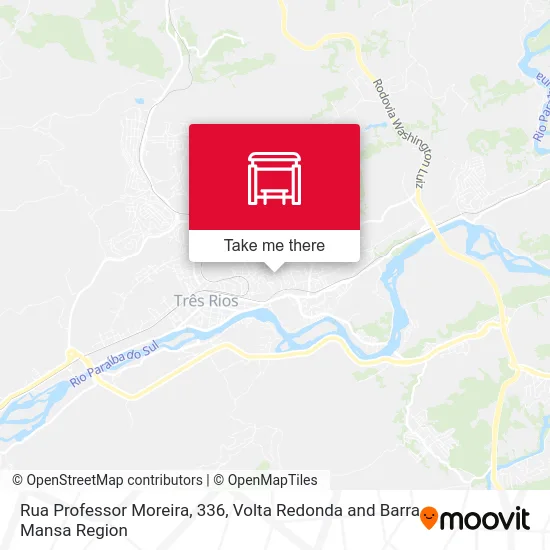 Rua Professor Moreira, 336 map