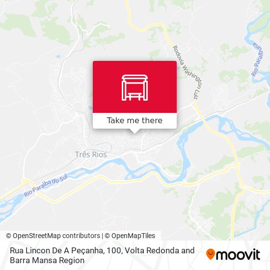 Rua Lincon De A Peçanha, 100 map