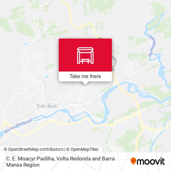 C. E. Moacyr Padilha map