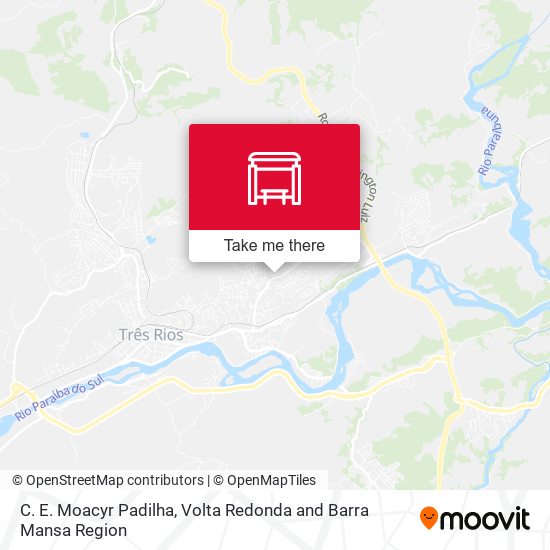 C. E. Moacyr Padilha map