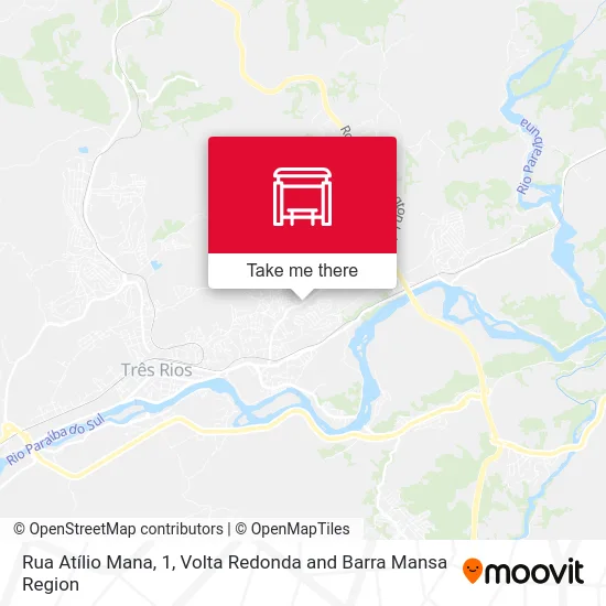 Rua Atílio Mana, 1 map